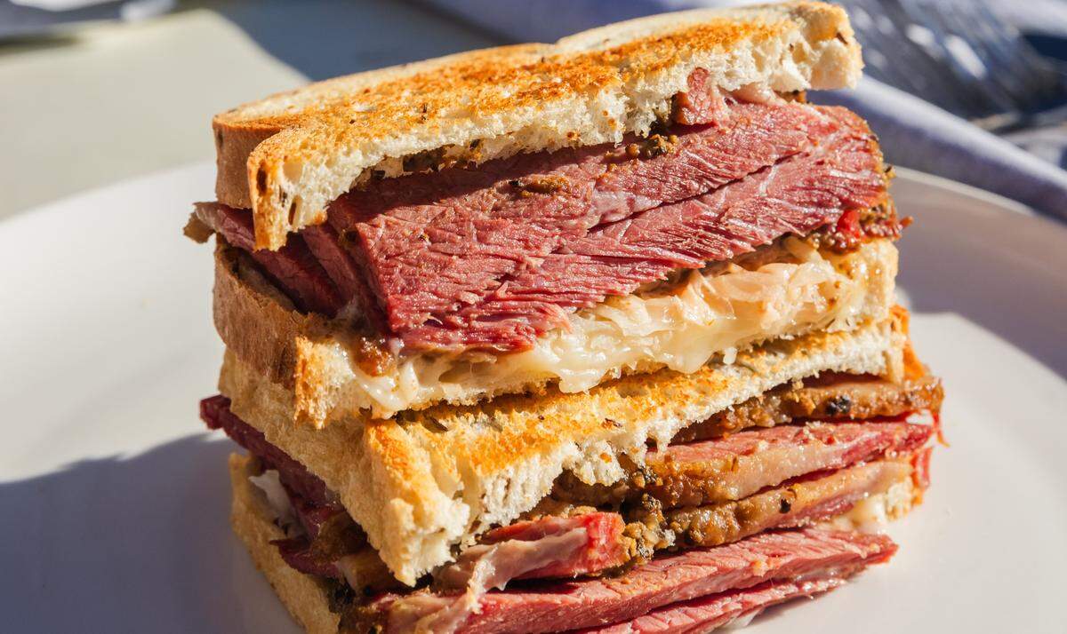 At the Spectrum Center, you’ll find Rob’s Hot Pastrami Sandwich at the markets outside sections 208 and 226.