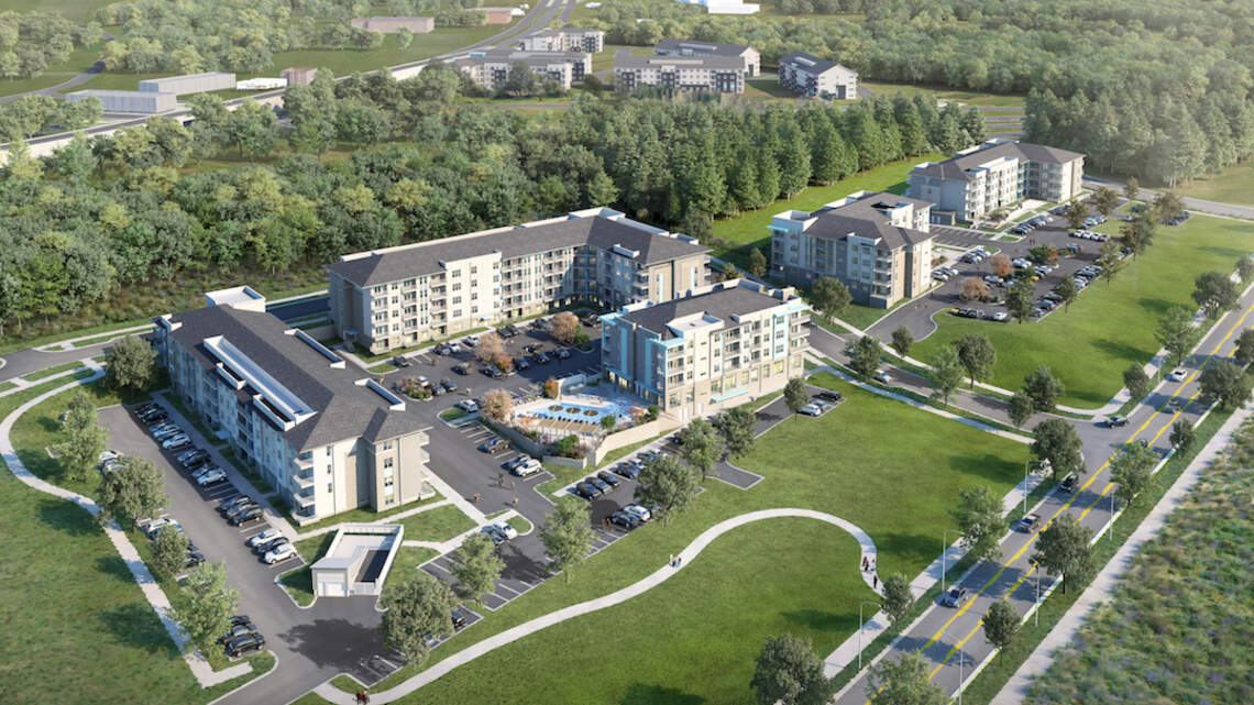 Work begins that will bring hundreds of apartments near light rail in  University City