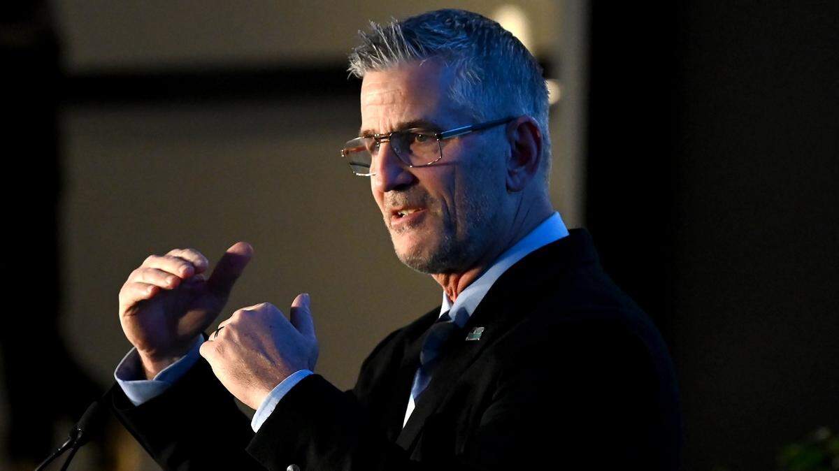 New Carolina Panthers head coach Frank Reich speaks during his introductory press conference at Bank of America Stadium on Tuesday, January 31, 2023.