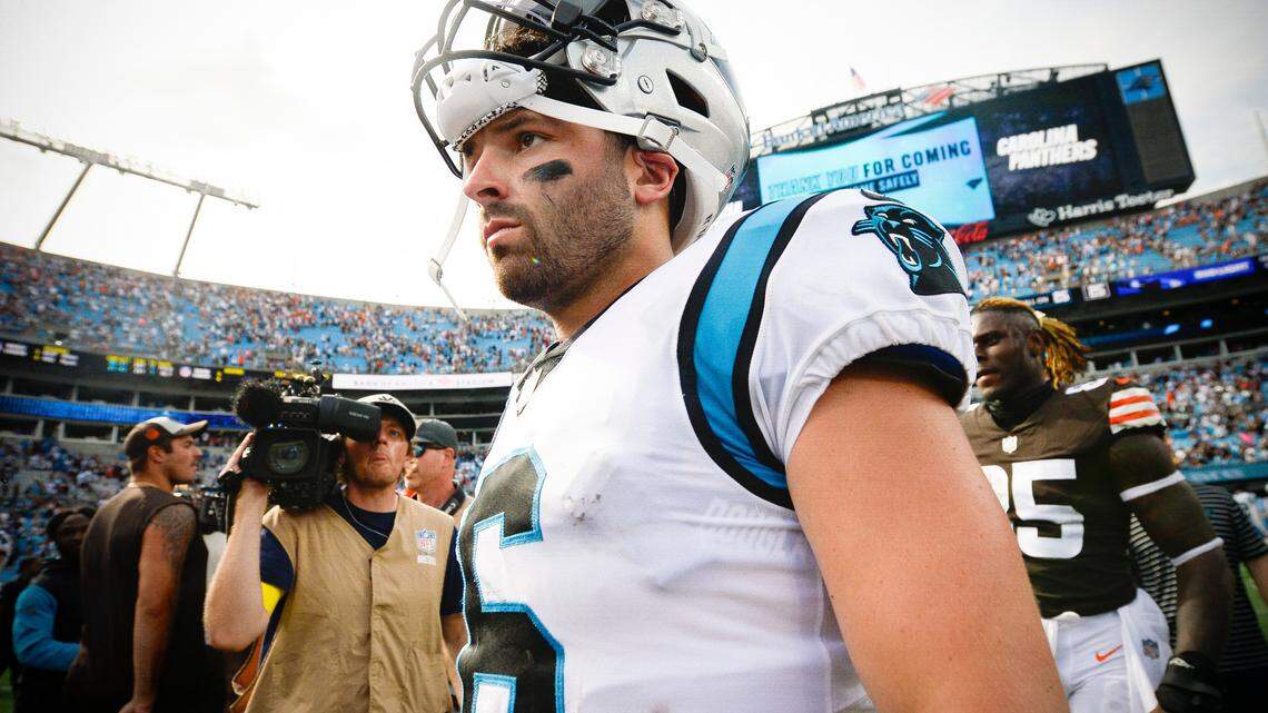 QB Baker Mayfield makes late charge, but Panthers still lose to Browns in season debut