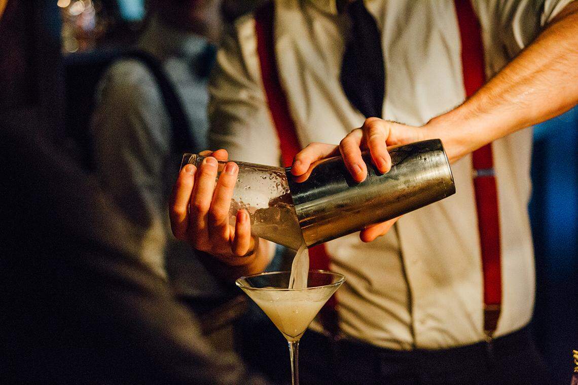 A true local’s gem, Old Bull Tavern offers a lively atmosphere to enjoy shared plates for dinner.