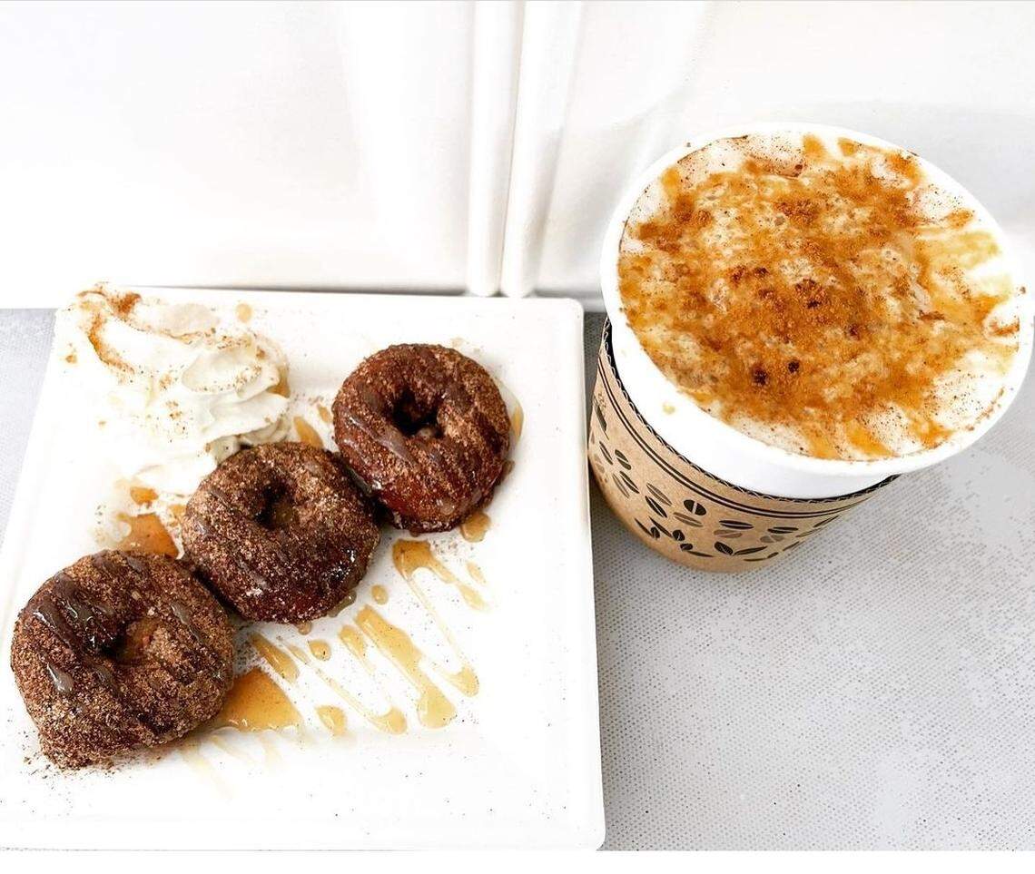 You can find gluten-free mini donuts and coffee at Donut I love You.