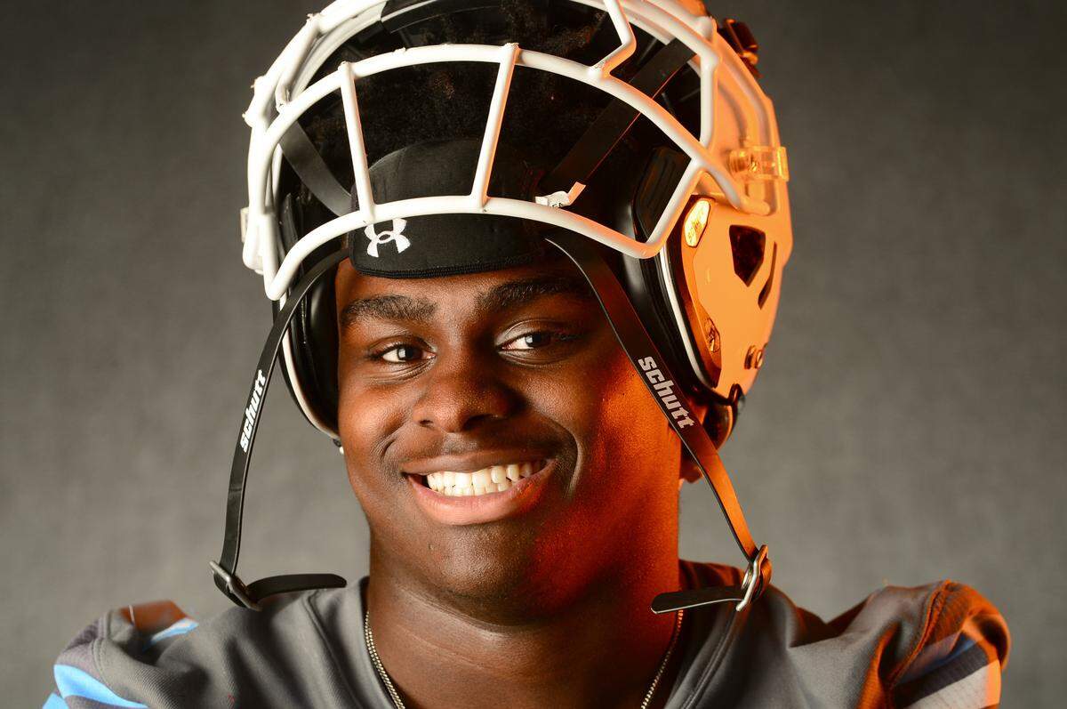 Hough Huskies linebacker LJ Porter on Tuesday, December 9, 2025.