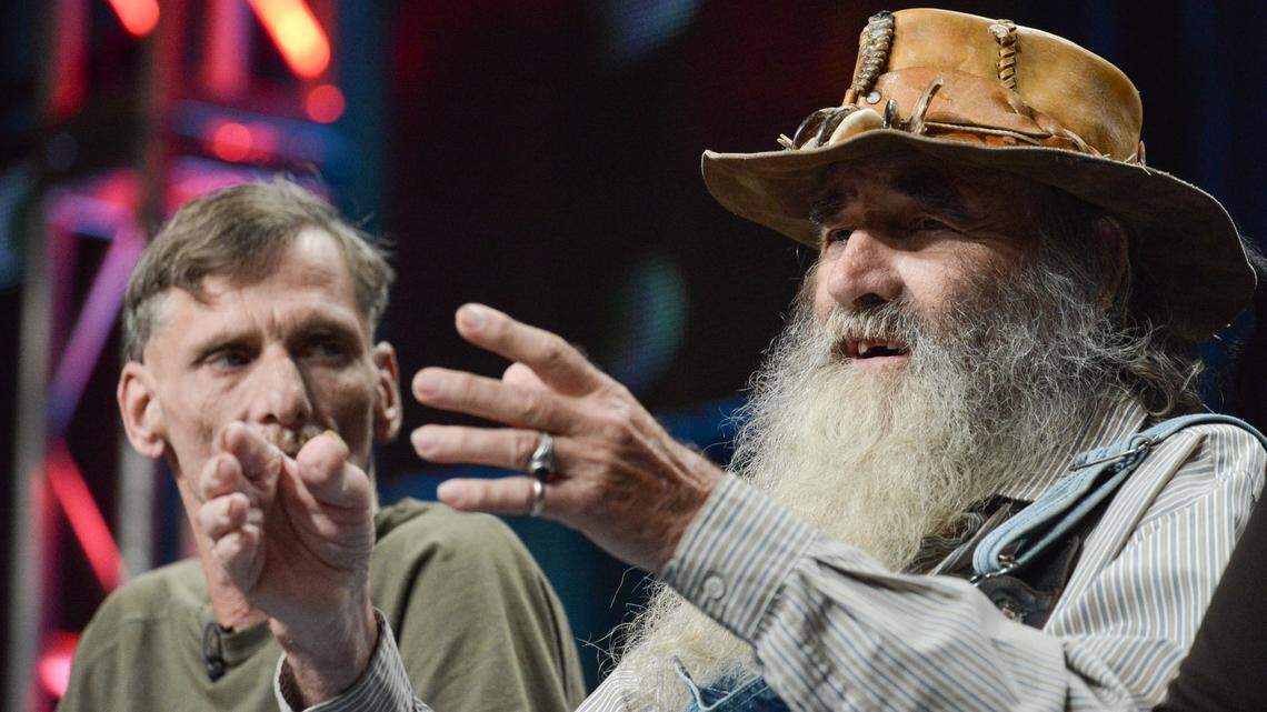 Herbert “Cowboy” Coward, right, was killed in a car crash, North Carolina officials said.