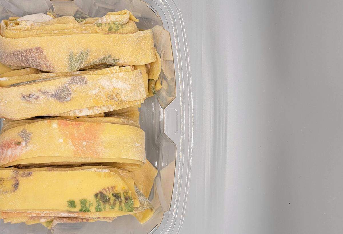 Fresh pappardelle from Mano Bella Artisan Foods.