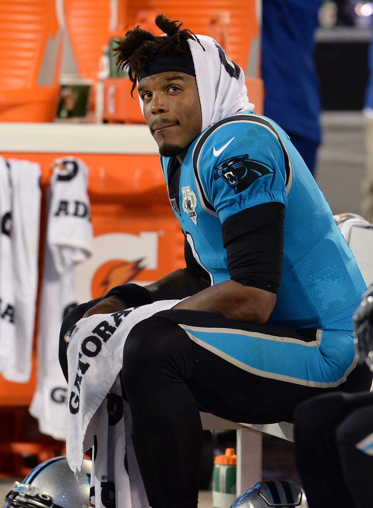 Quarterback Cam Newton now has gone four straight games without accouting for a rushing or passing touchdown, the longest stretch of his career.