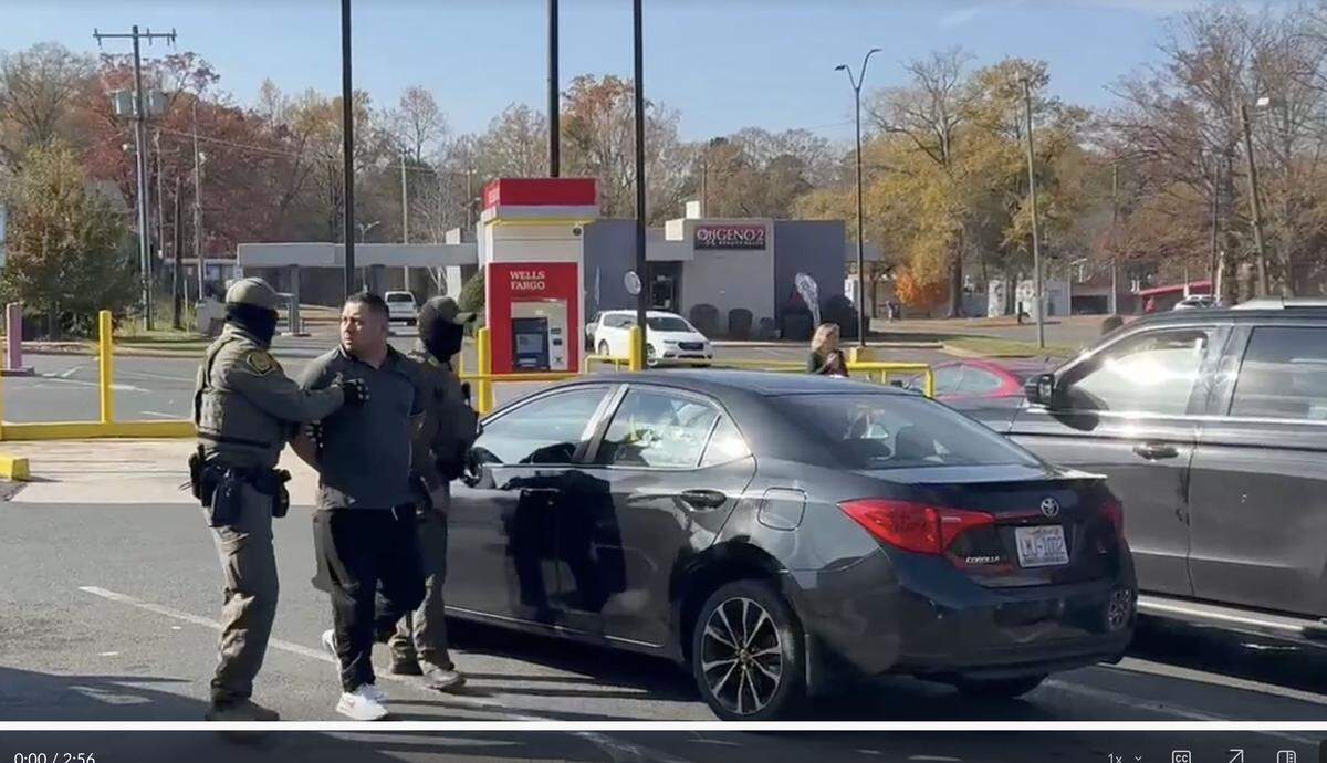 Border Patrol arrested two people at the ATM in Charlotte Sunday morning, November 16, 2025 