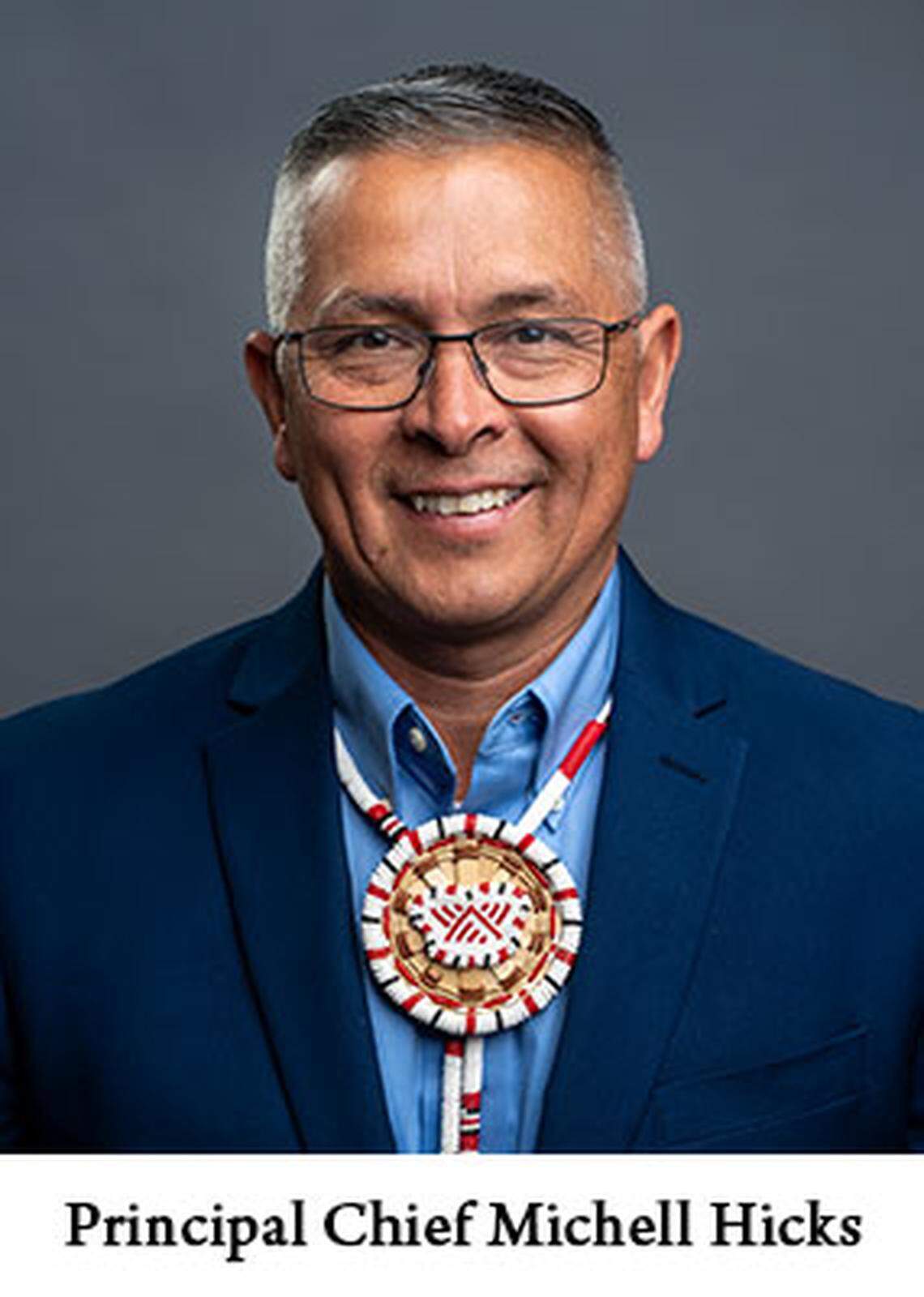 Michell Hicks is principal chief of the Eastern Band of Cherokee Indians.