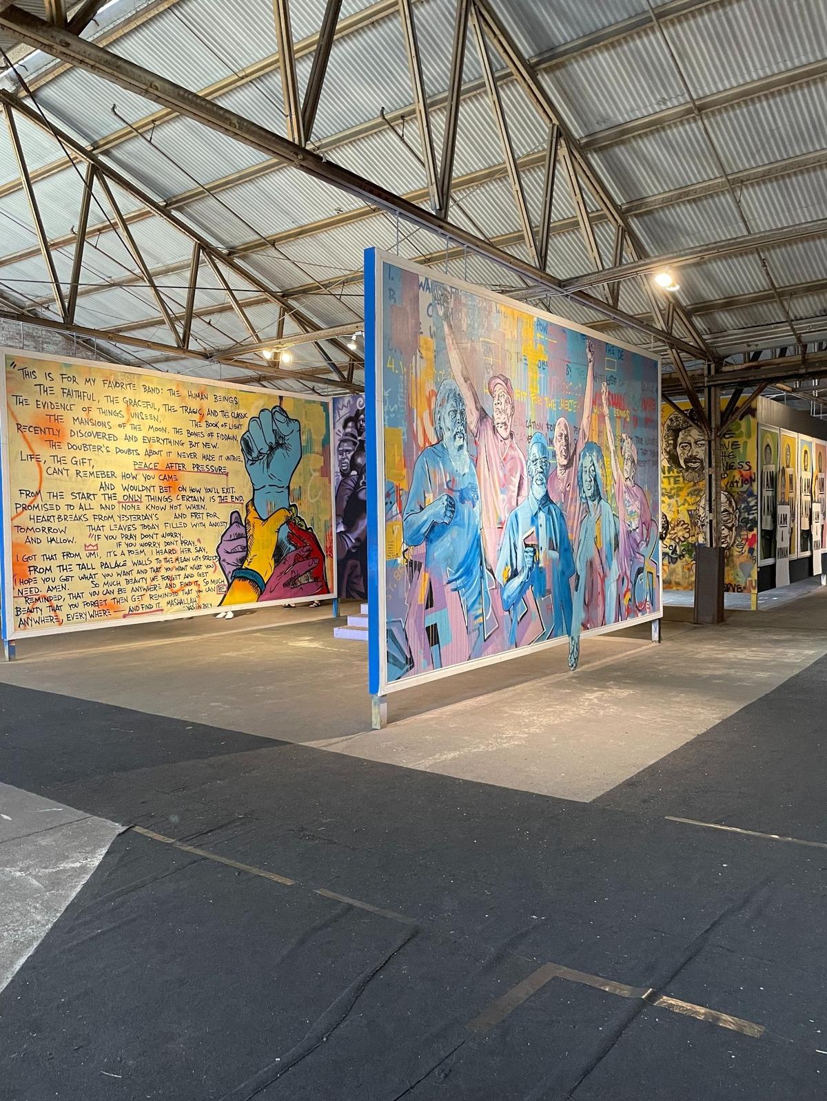 An exhibit at Studio BE in New Orleans.
