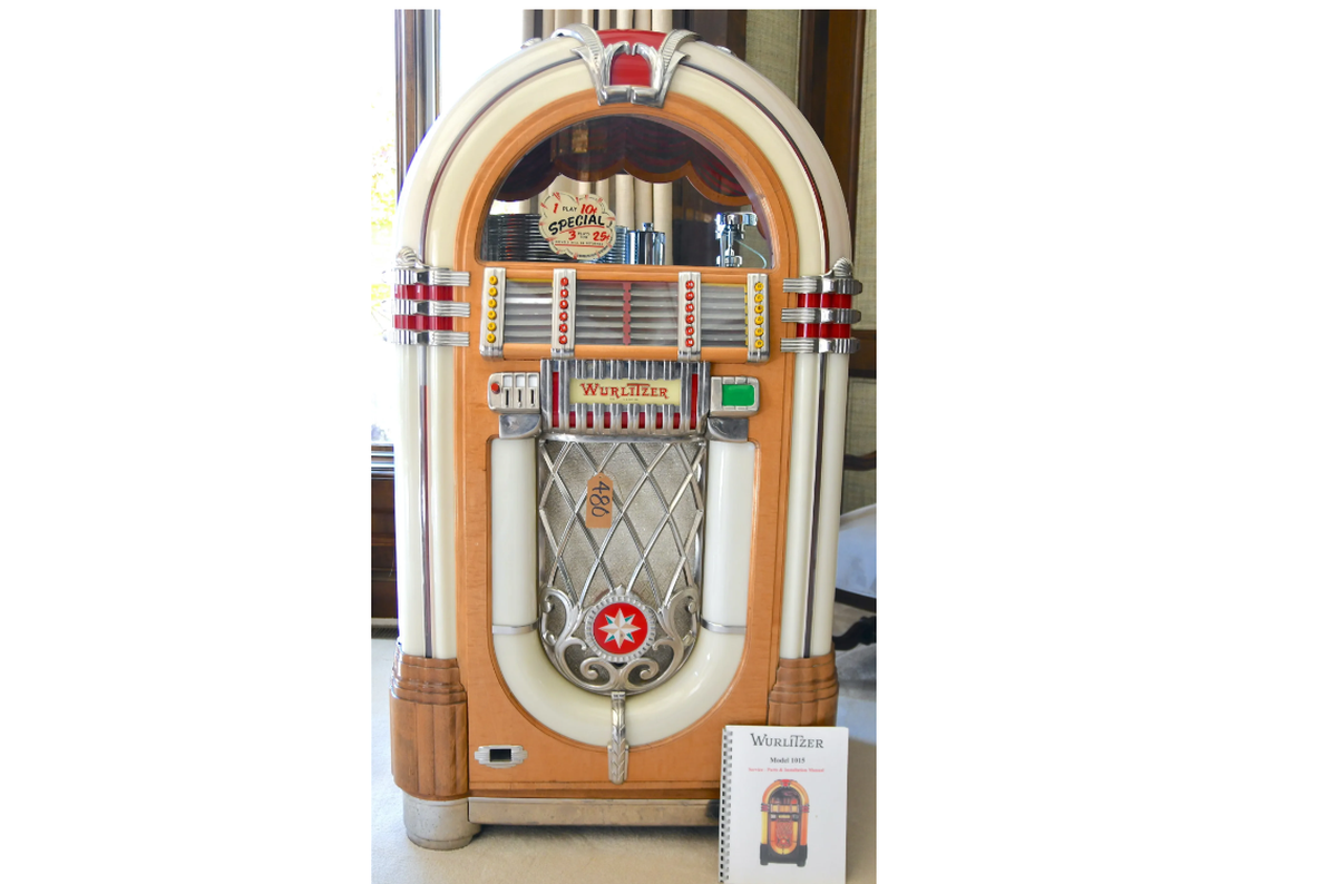 The jukebox shown in the movie “Talladega Nights” is up for auction beginning Sunday, Dec. 10, 2023.