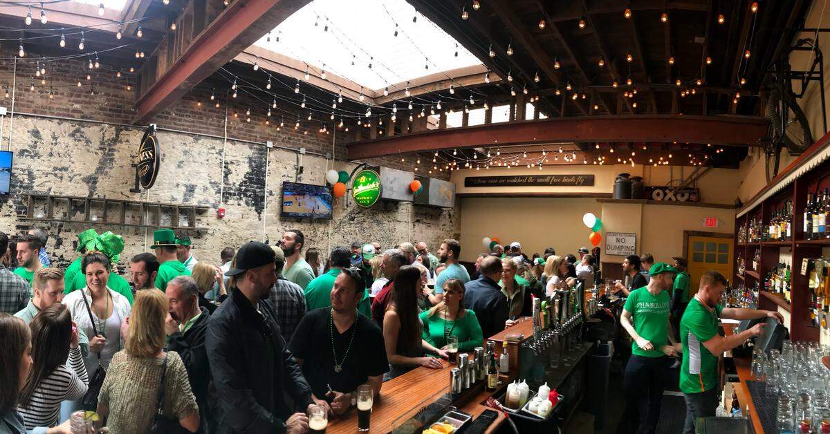 The covered side patio at Workman’s Friend is warm and cozy in the winter and airy and breezy in the summer.