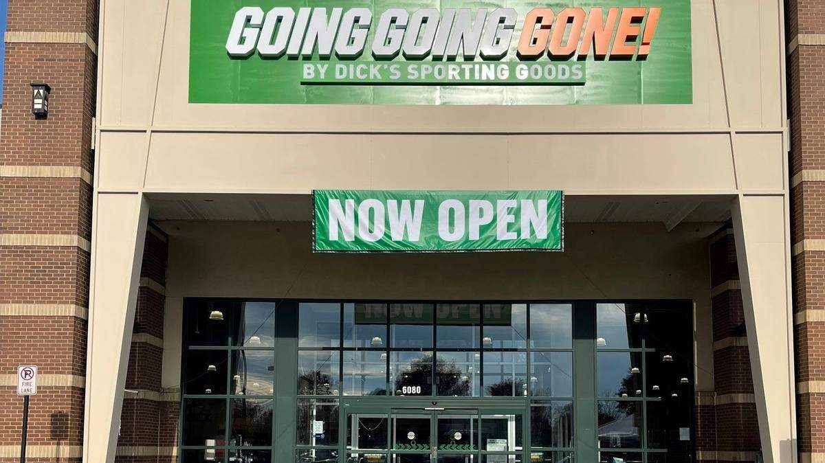 Dick’s Sporting Goods open its Going, Going, Gone! off-price retail store at Afton Ridge shopping center in Concord.

