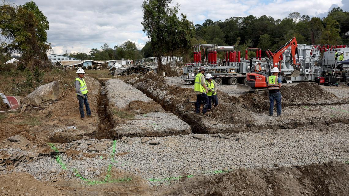 Thousands still in the dark in Asheville post-Helene. Duke Energy has a temporary fix