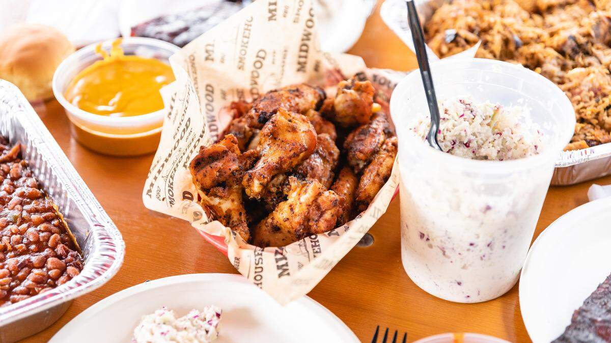Midwood Smokehouse’s chicken wings.