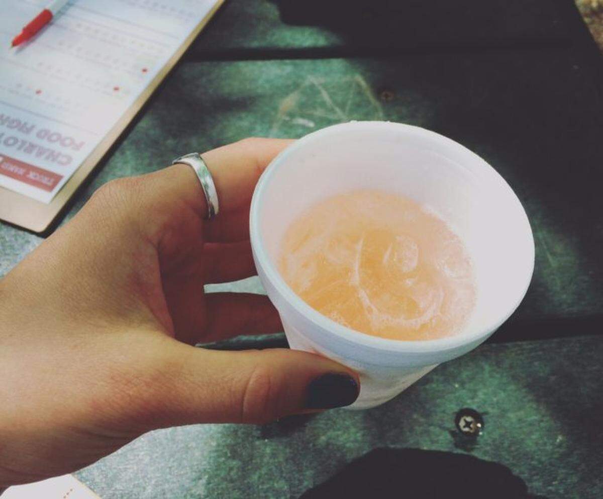 Hart’s Soda Shop’s Watermelon lemon honey soda.