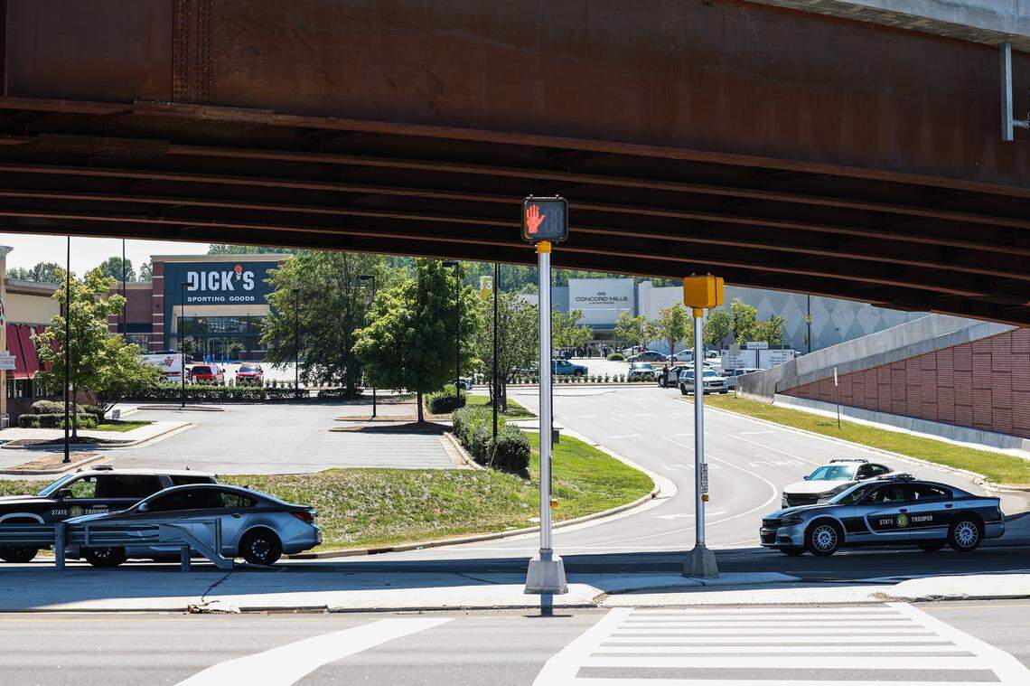 A shooting involving two police officers inside Concord Mills forced the mall to be evacuated and closed on Wednesday, August 31, 2022.