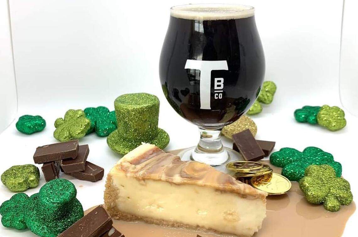 Town Brewing Co., and Petty Thieves Brewery have worked together to brew a cheesecake milk stout called Finnegan’s Cake.