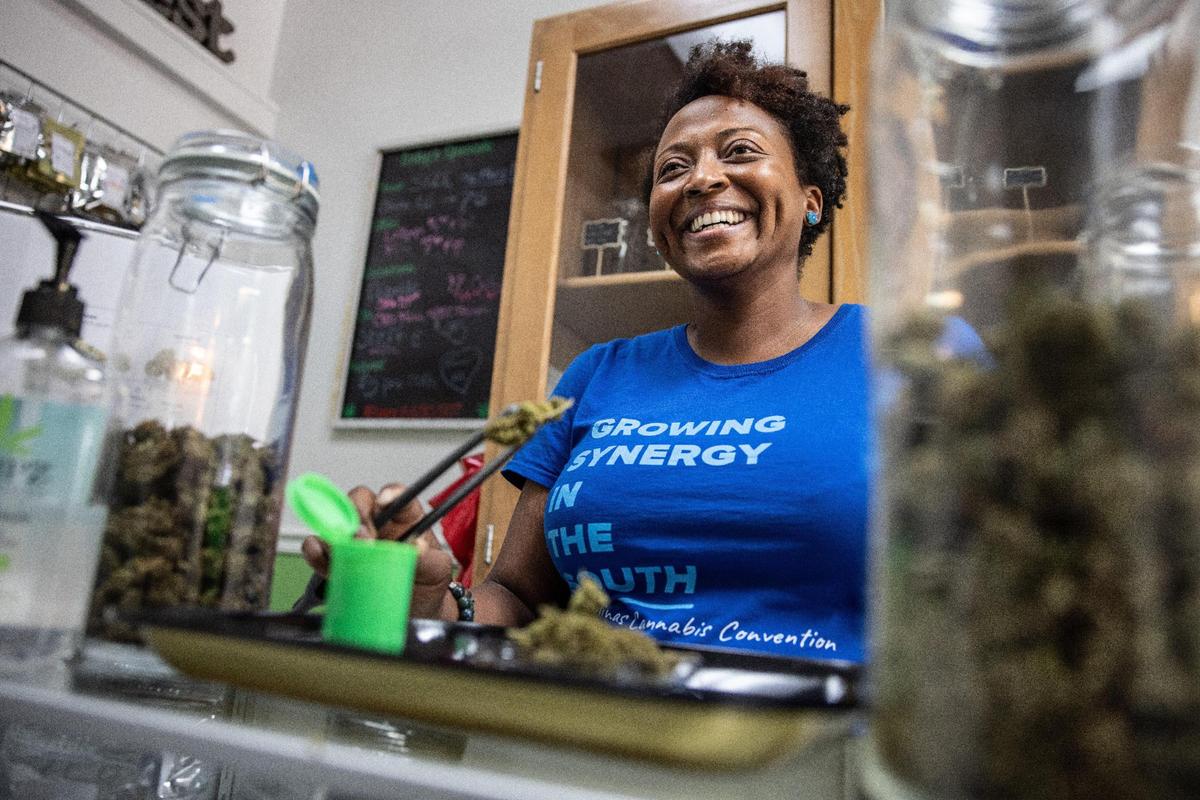 Kim Delaney owns My Green House CBD in Concord. Like many business owners in her industry, Delaney said she struggles to access the banking services she needs to grow and maintain her business. 