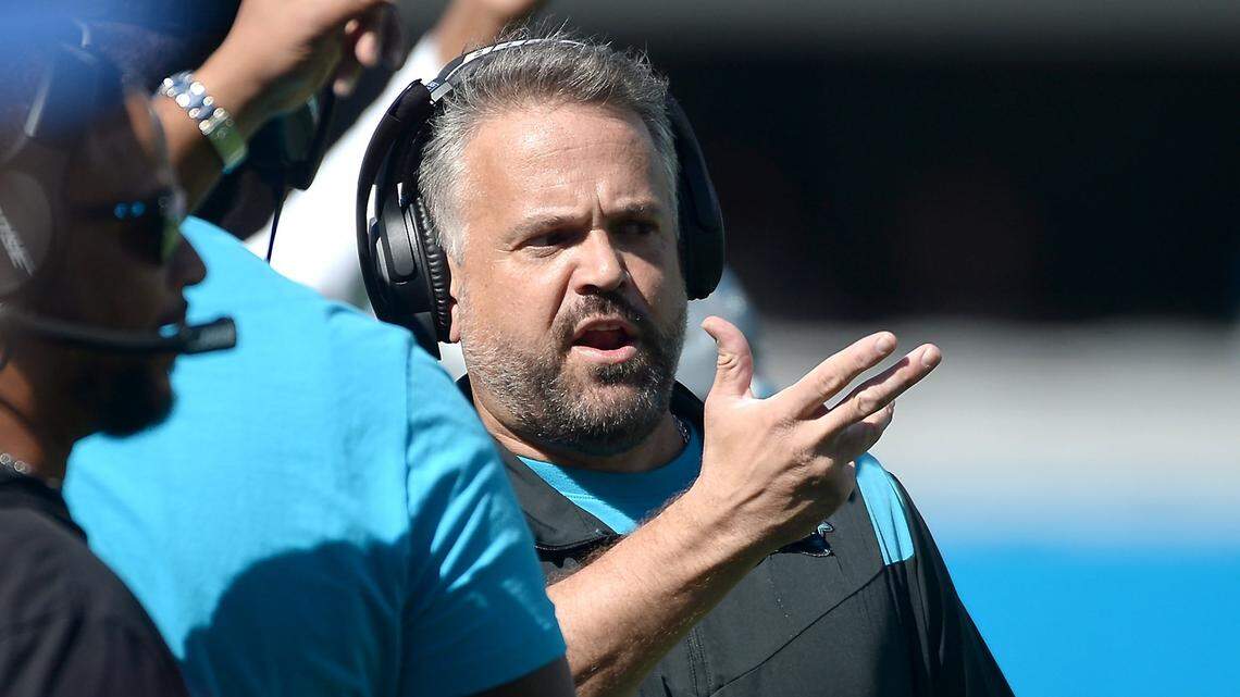 Matt Rhule is entering his third season as the Carolina Panthers’ head coach.