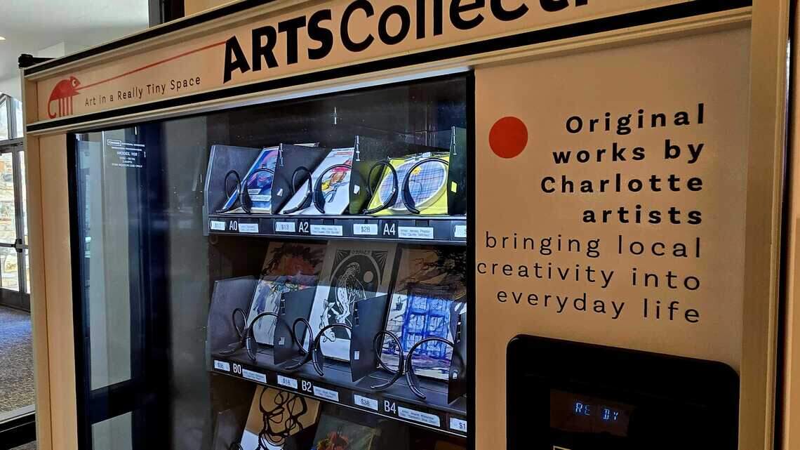 How a vending machine is providing original work from Charlotte’s art scene