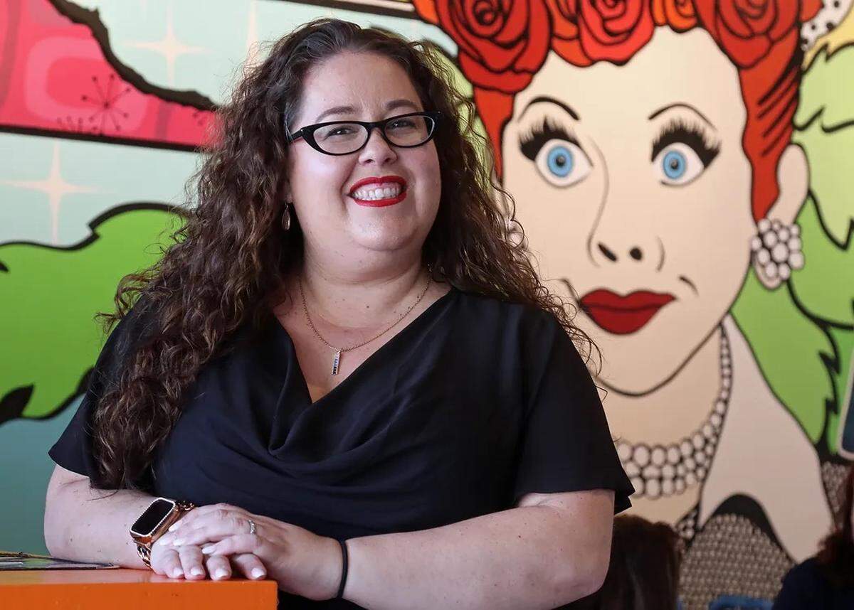 Pita Wheel Belmont general manager Ashley Alleman said the new downtown restaurant adds a “fun and eclectic” vibe.