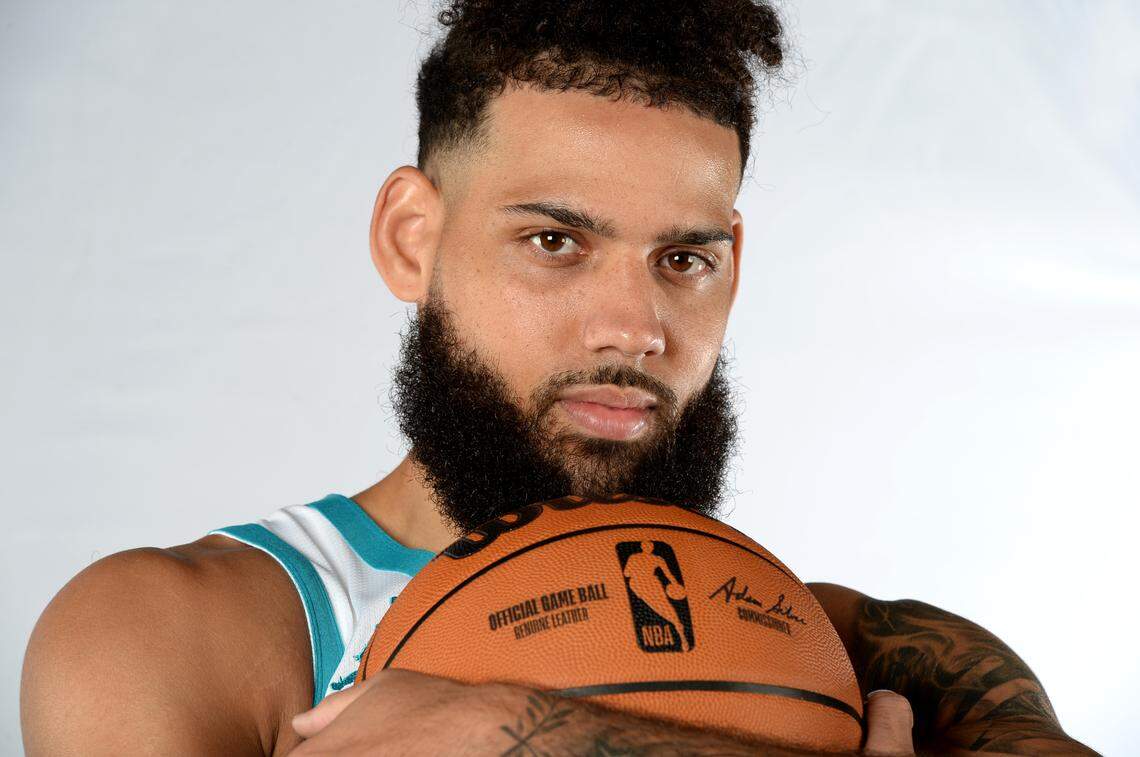 Charlotte Hornets forward Cody Martin during the team’s media day on Monday, October 2, 2023 at Spectrum Center in Charlotte, NC.