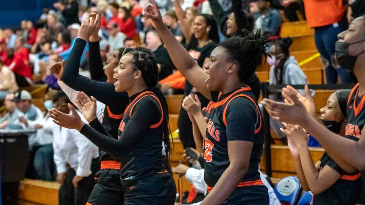 Chambers team celebrates their win over Catholic