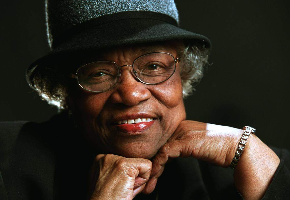Thereasea Clark Elder, seen here in a 2002 Observer file photo, was Charlotte’s first Black public nurse and a longtime advocate for the city’s Black residents.