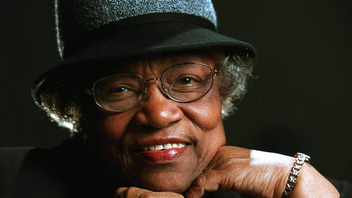 Thereasea Clark Elder, seen here in a 2002 Observer file photo, was Charlotte’s firs Black public nurse and a longtime advocate for the city’s Black residents.