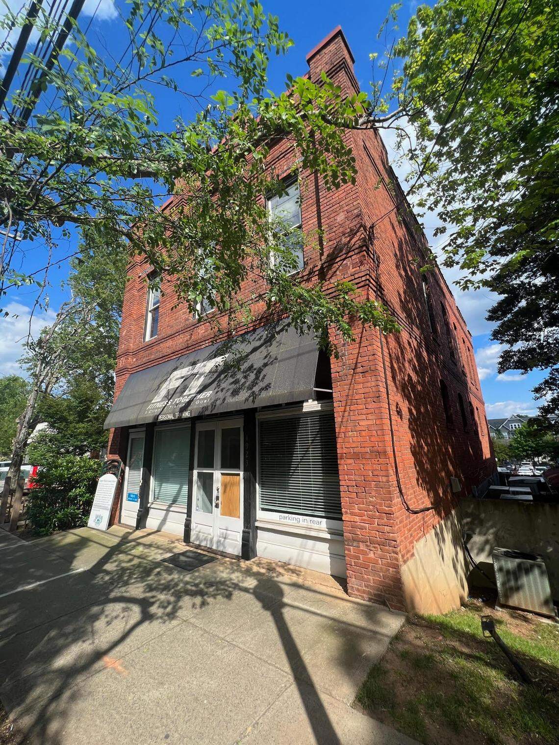 The Leeper & Wyatt building in the Dilworth community is one of the oldest buildings in the Charlotte region.