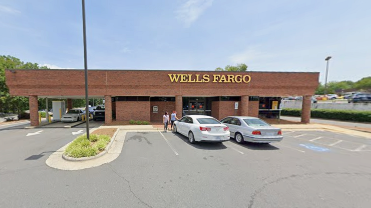 An armed robber stole over $1,000 from a Wells Fargo branch on Tyvola Road in south Charlotte Thursday afternoon.