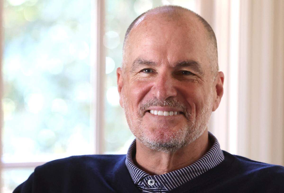 Jay Bilas on Monday, March 3, 2025. Bilas will broadcast the Duke-UNC game at Chapel Hill Saturday. This month he is celebrating his 30-year anniversary at ESPN.