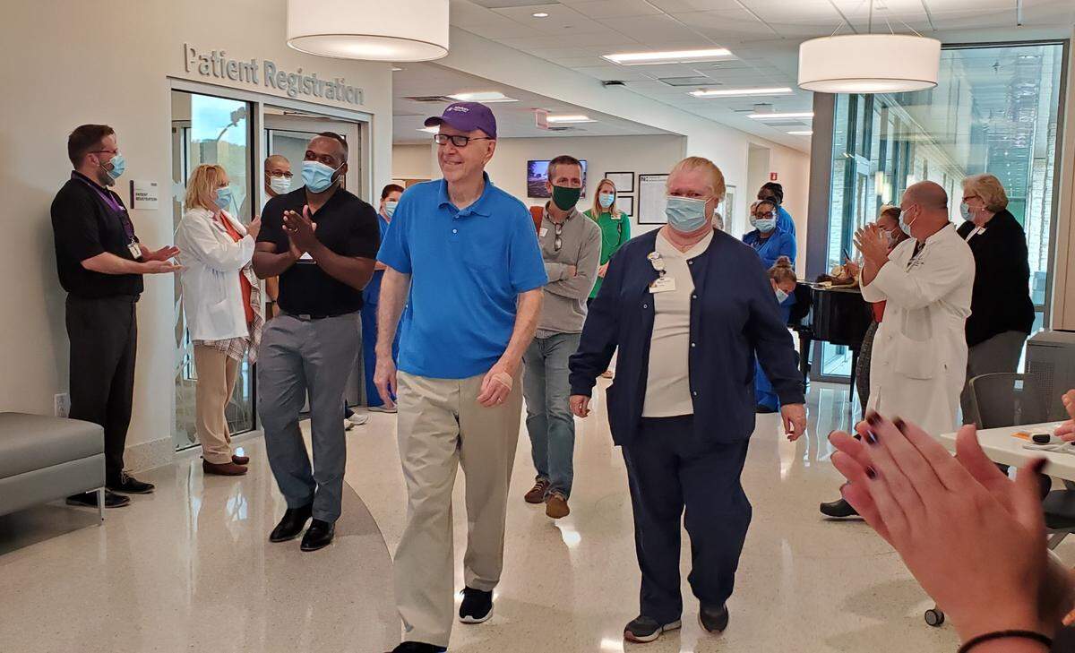 Just a few hours after incision-free brain surgery, Luther “Larry” Hicks was able to walk out of Novant Health Mint Hill Medical Center and return home to his home in Old Fort, outside Asheville.