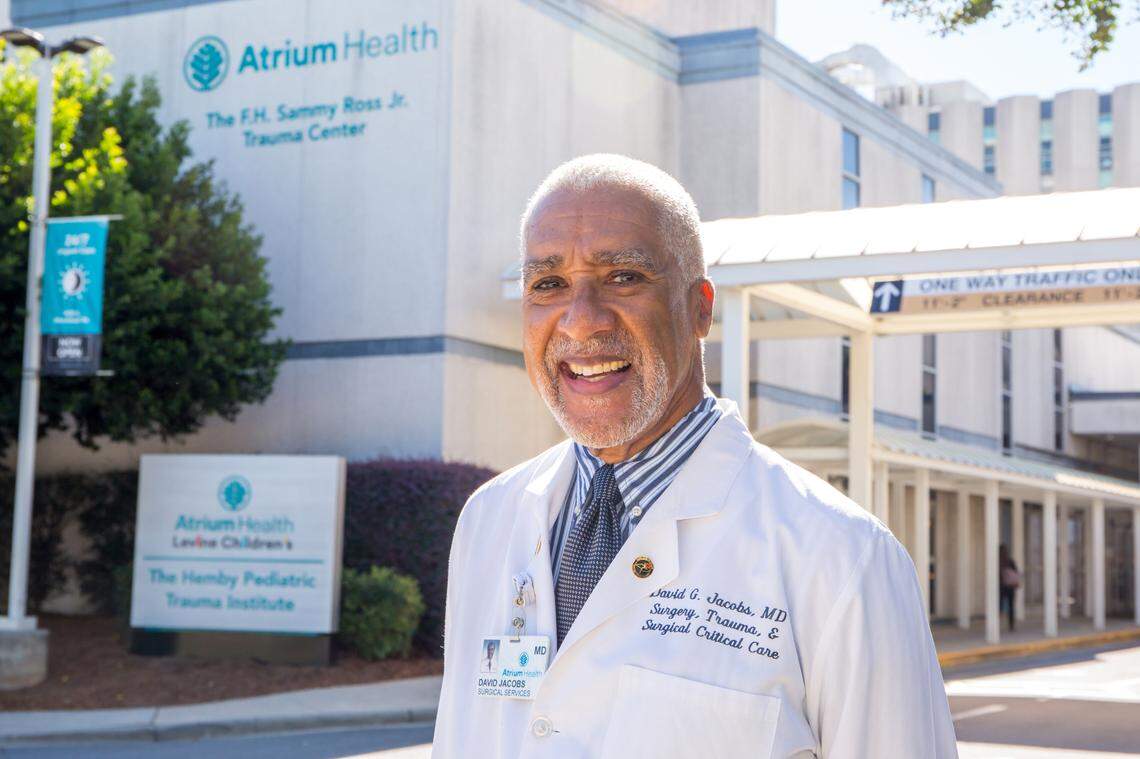 Atrium Health medical director for trauma services Dr. David Jacobs operates the areas only level 1 Trauma Center.
