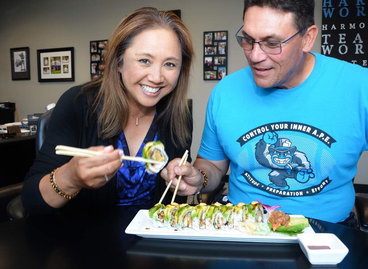 Stephanie and Ron Rivera created the Riverboat Ron Roll to raise money for two organizations that support pet adoption.