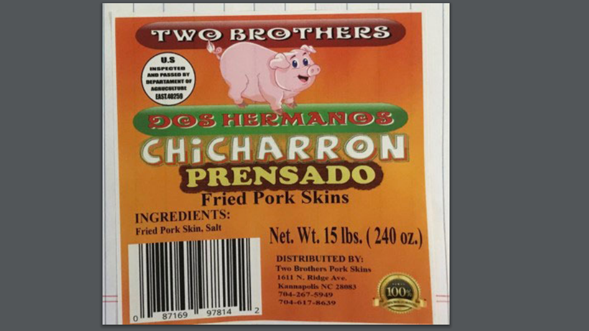This is the pork product the USDA wants  you to return or throw away. USDA photo