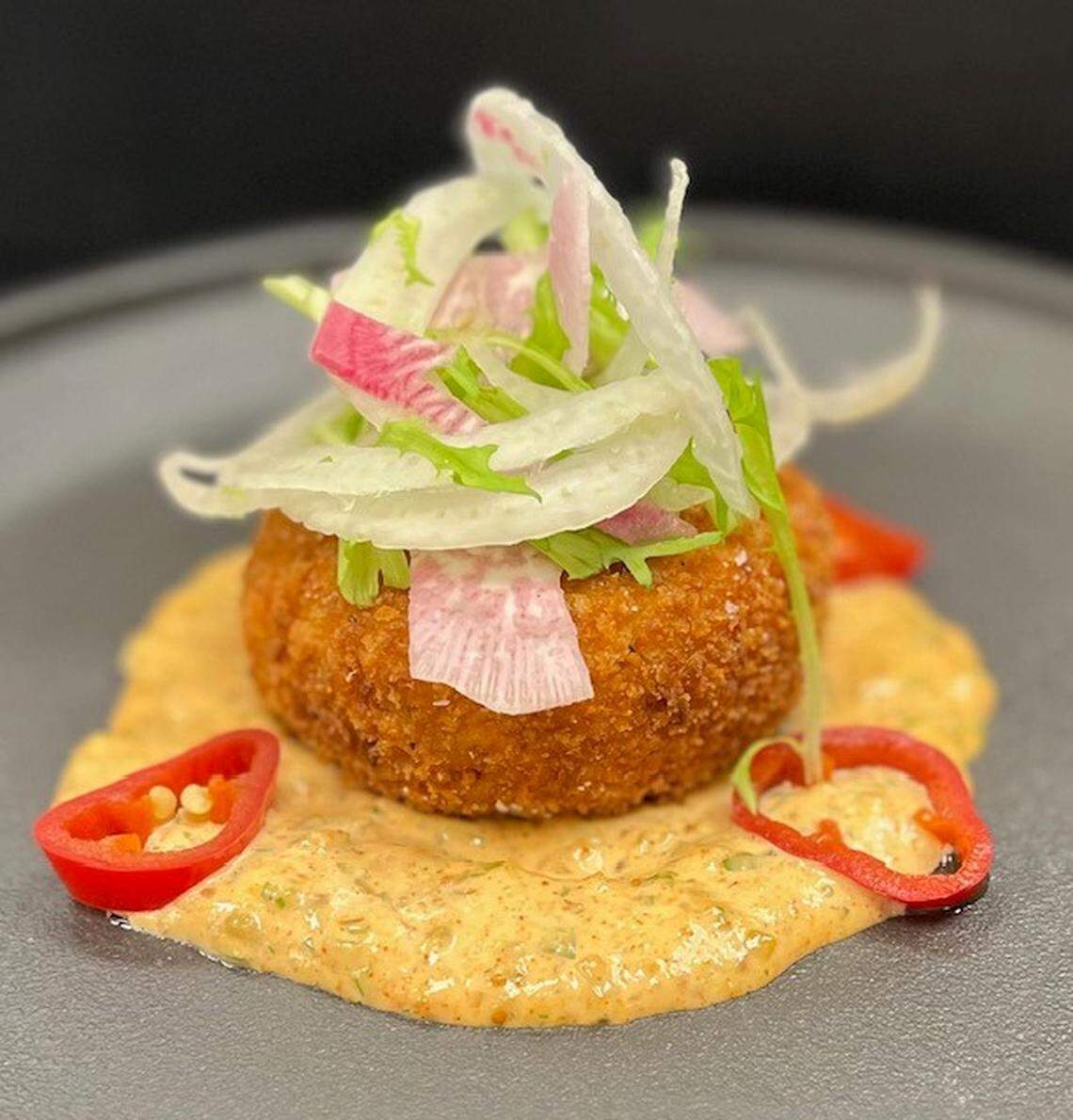 The Fifth Fork’s signature crab cake.