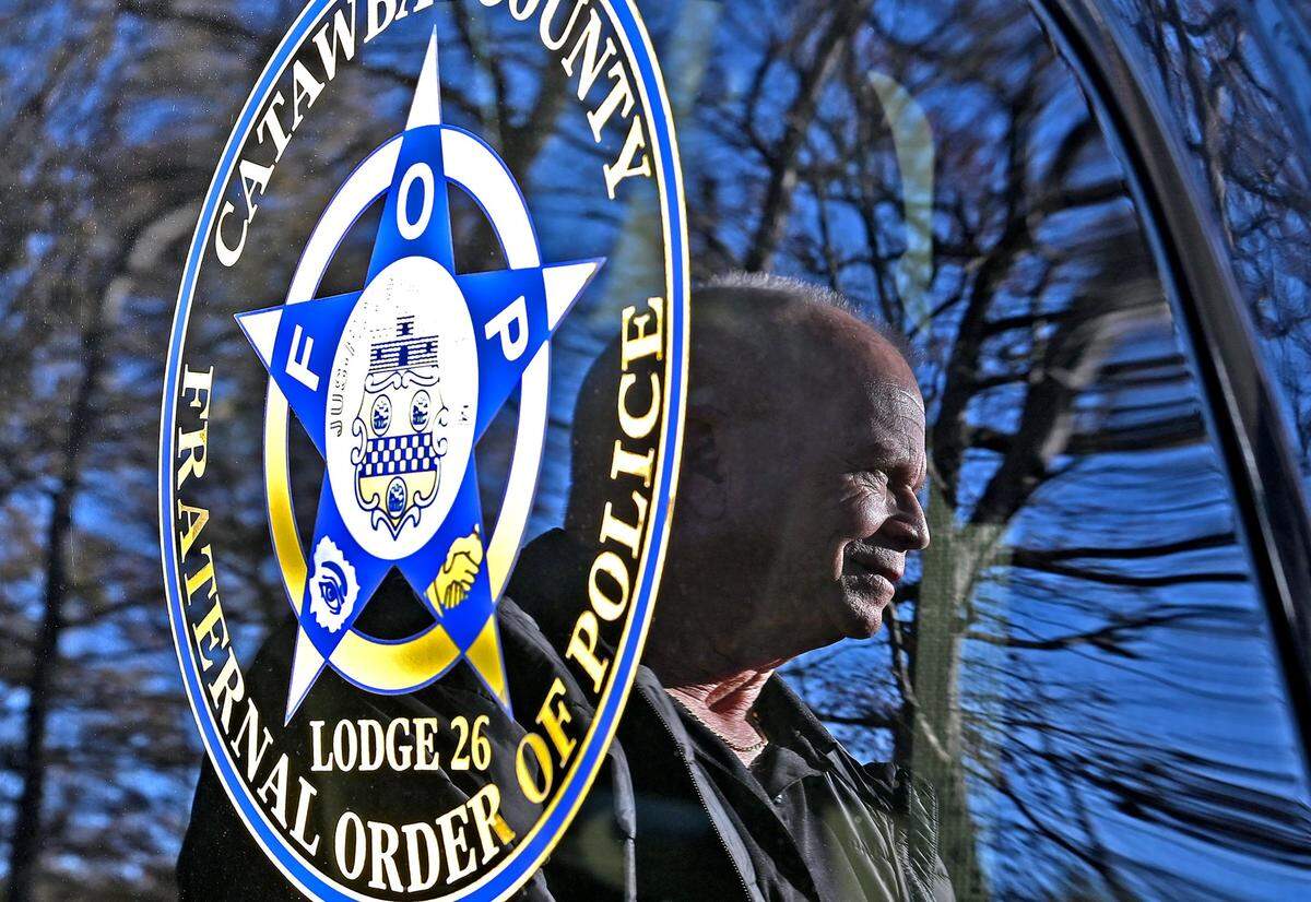 Catawba County Fraternal Order of Police President Carl Pope’s lodge relies on a professional fundraising company to raise money so that they can provide boxes of food to hundreds of needy families in Catawba County.