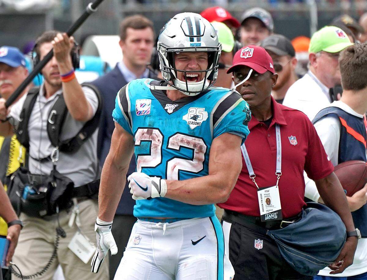 Carolina Panthers running back Christian McCaffrey sent blind Paralympian Lex Gillette an autographed jersey after Gillette reached out to him on Twitter.