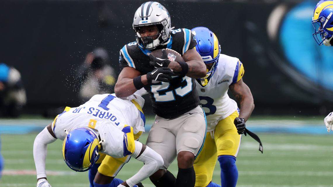 Panthers’ Etienne watched his brother cash in. Now, he wants to take ‘next step’