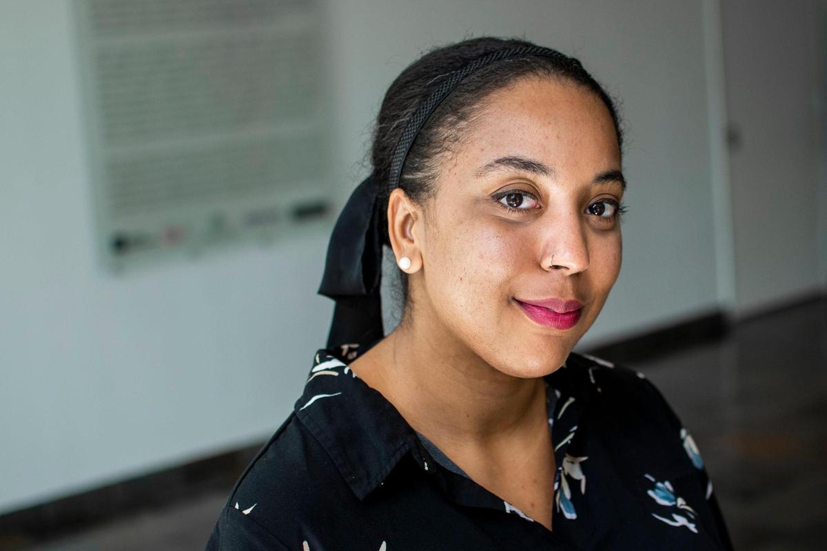 Carla Jarrett missed interacting with visitors at the Gantt Center during COVID-19 closures.