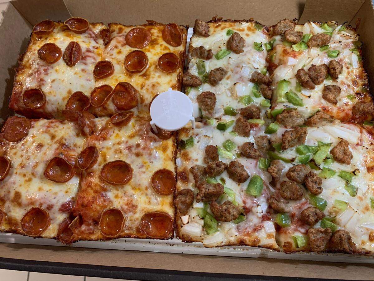 Detroit-style pizza is the name of the game at Jet’s, the Michigan-based chain that will soon expand into Historic West End. The trademark thick crust, baked in square steel pans to a light, airy, crisp-cornered turn, will silence all but the harshest critic.