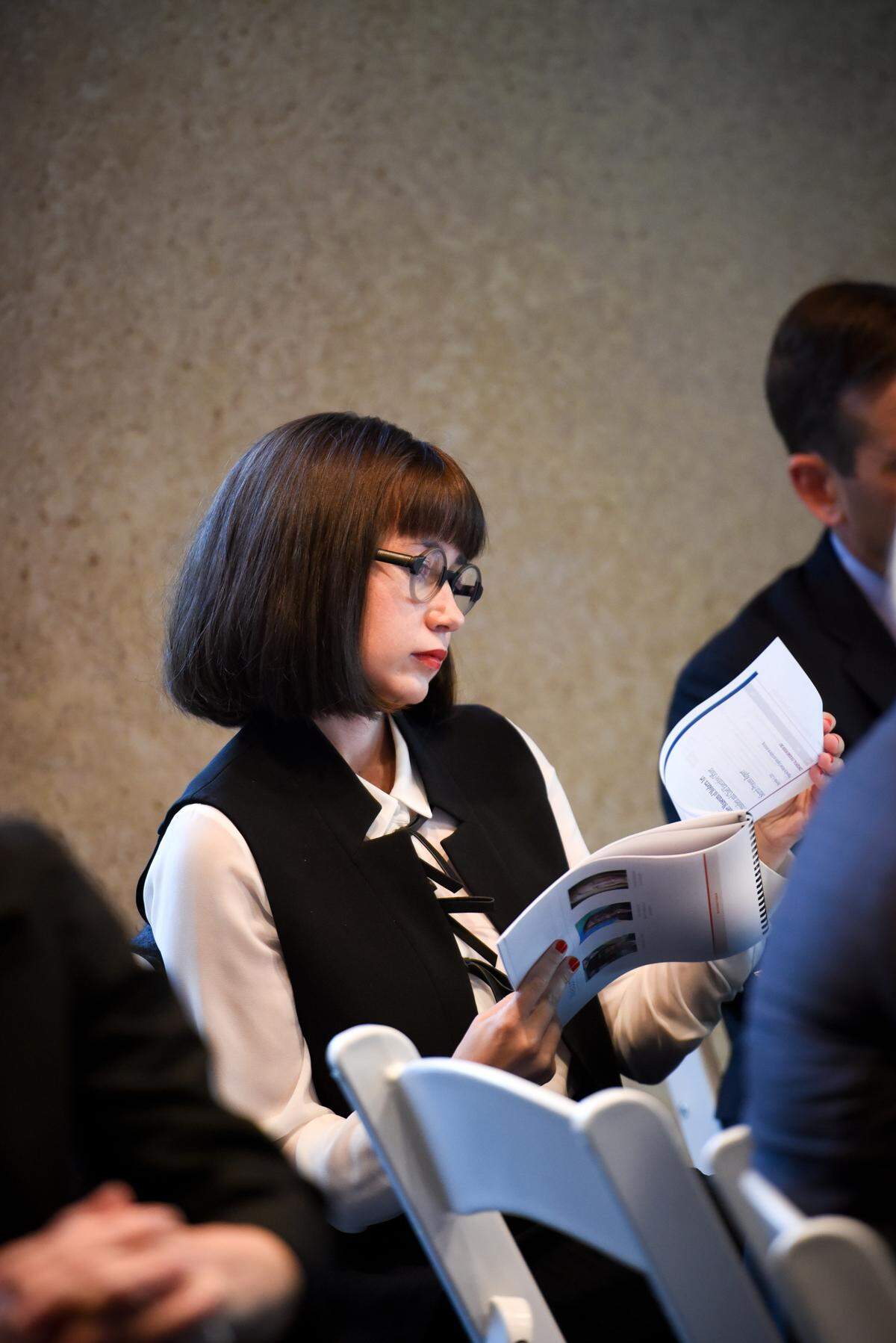 Anastasia James attends the Advisory Council and Board of Directors Art Dinner at the Bechtler Museum of Modern Art. She’s the museum’s new curator.