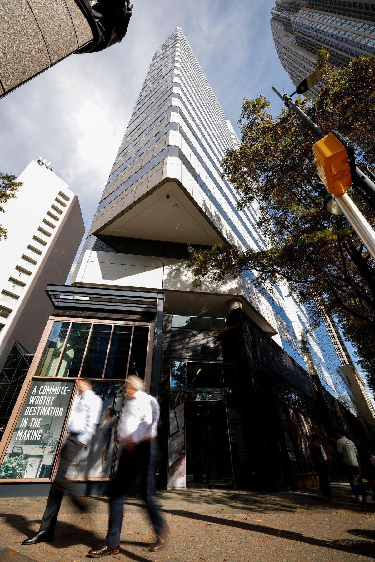 One Independence Center, a 20-story tower, was built in 1983 and is undergoing $25 million in upgrades.