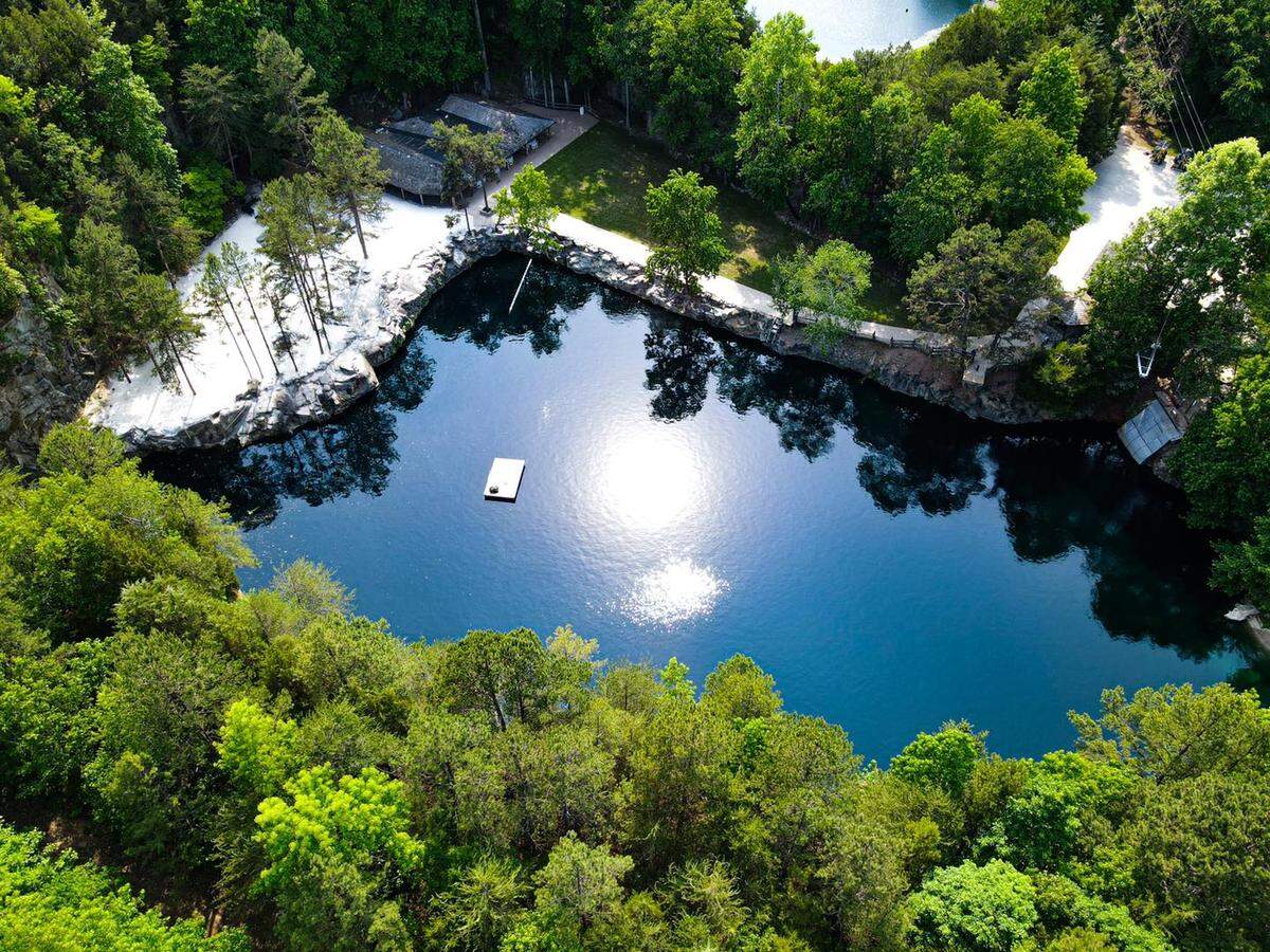 Carrigan Farms offers open swim, strawberry picking, fishing and farm-to-table dining.