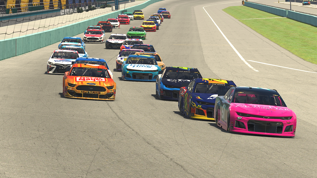 NASCAR ran its first race of its iRacing exhibition series at the virtual Homestead-Miami Speedway on March, 21 as official races remained postponed due to coronavirus. The event featured more than 30 of the sport’s top drivers.
