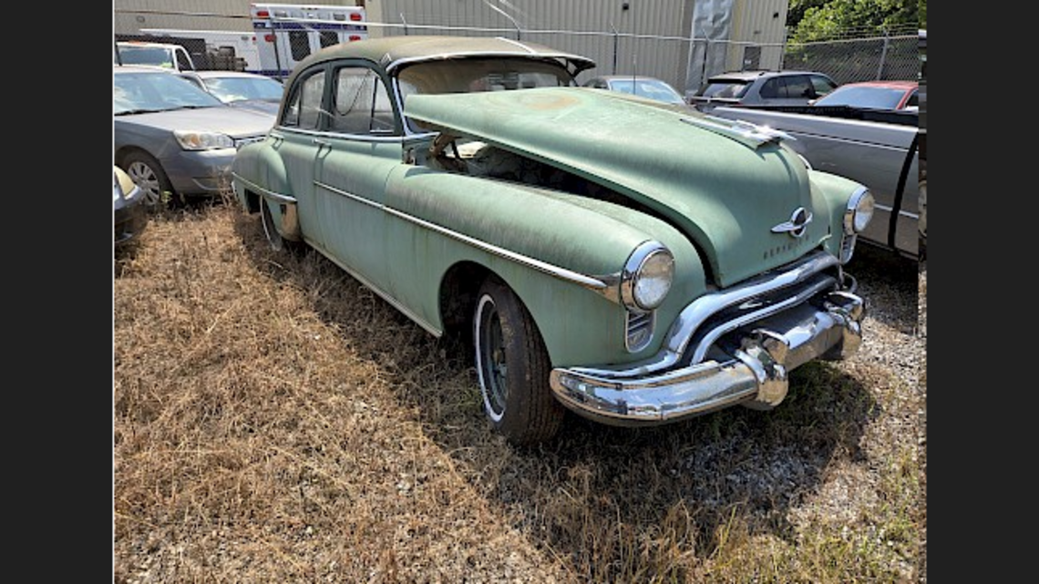 In an odd first, NC sheriff’s office handed 1950 Oldsmobile for debt settlement