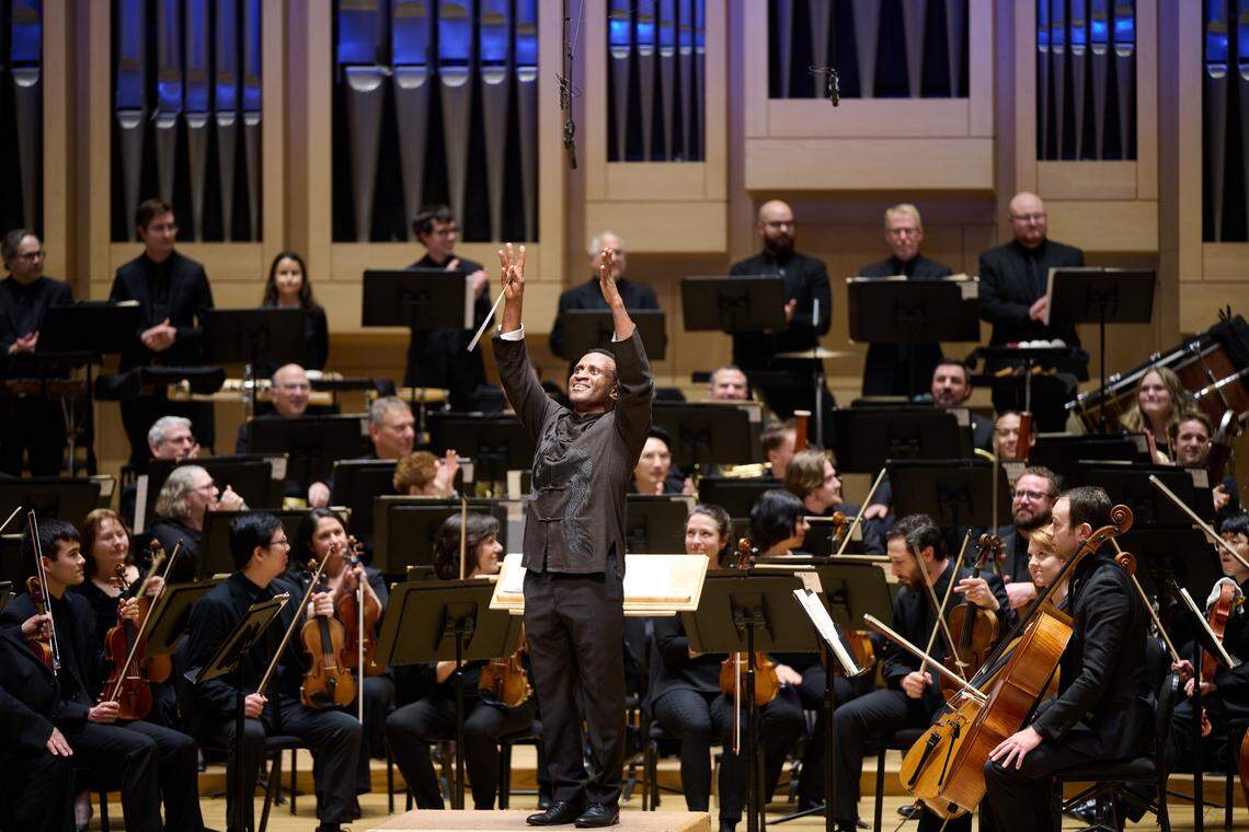 “As I look ahead to my third season with the Charlotte Symphony, I’m increasingly inspired by the artistic momentum we are building together,” orchestra Music Director Kwame’ said.