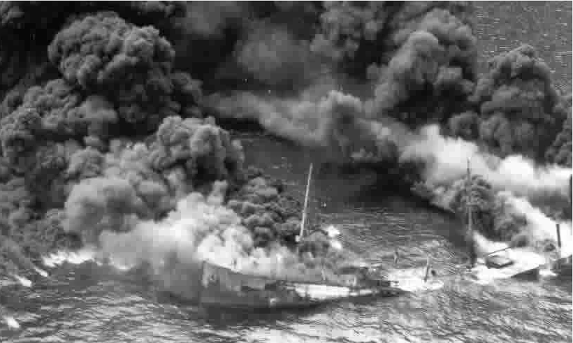 The tanker Dixie Arrow was among the ships targeted by German U-boats off North Carolina in WWII. It was hit by a U-boat torpedo and sank on March 26, 1942, according to the National Museum of the U.S. Navy.