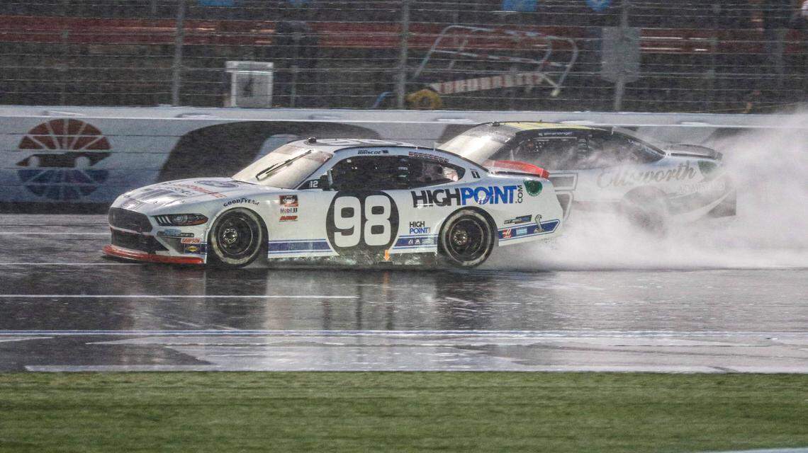 Chase Briscoe (98) is a candidate to drive the No. 14 car vacated by Clint Bowyer next season at the Cup level.